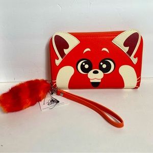 NWT. Disney Loungefly Turning Red zip around wallet or wristlet